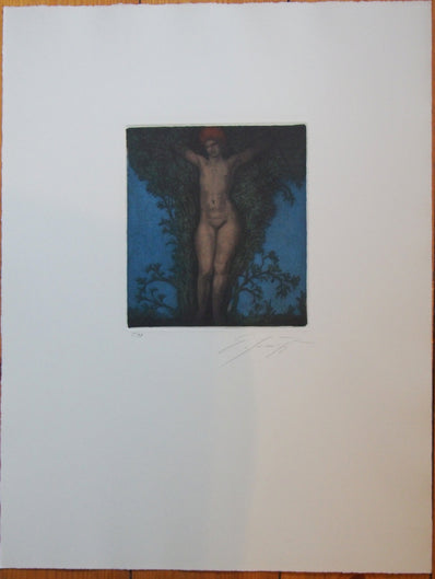 Ernst Fuchs - Original Limited Edition Etching & Aquatint 1975