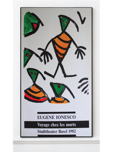 Eugène Ionesco - Original Exhibition Poster 1982