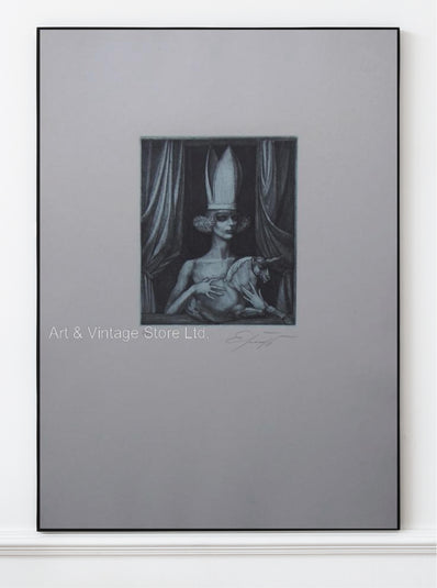 Ernst Fuchs Original Limited Edition Etching & Aquatint 1976