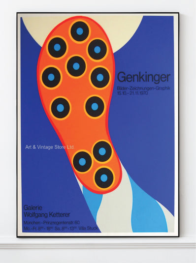 Fritz Genkinger - Original Serigraph 1970 - Collectible Art