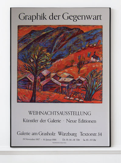 Graphik der Gegenwart Exhibition Poster 1984