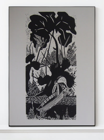 Hinricus Bicker-Riepe - Original Woodcut