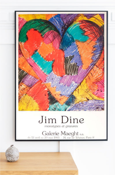 Jim Dine Original Artist Poster 1983