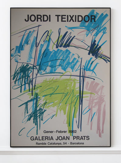 Jordi Teixidor - Original Artist Poster 1982