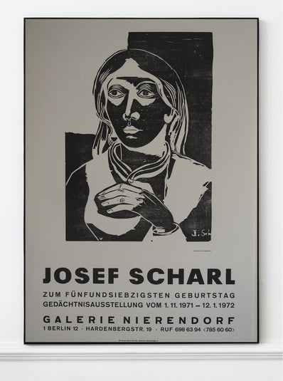 Joesf Scharl Original Woodcut Poster 1971