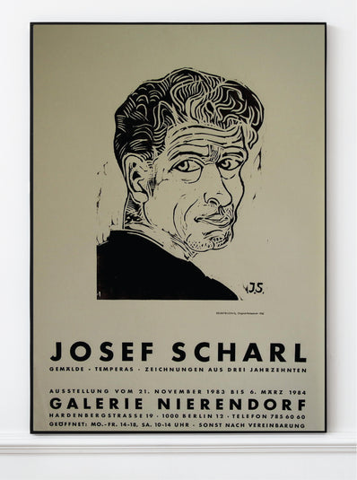 Joesf Scharl Original Woodcut Poster 1972