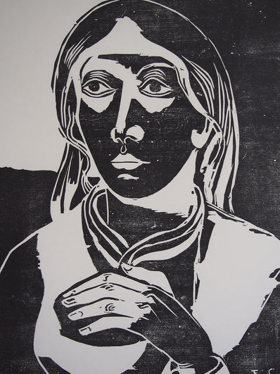 Joesf Scharl Original Woodcut Poster 1971