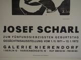 Joesf Scharl Original Woodcut Poster 1971