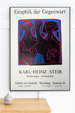 Karl-Heinz Steib - Graphik der Gegenwart Woodcut Poster 1997