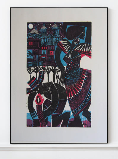 Lother Weiss - Original Woodcut