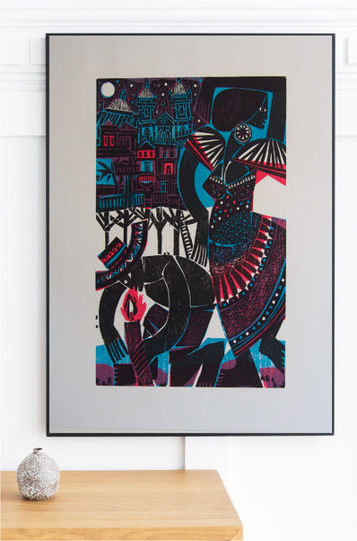 Lother Weiss - Original Woodcut