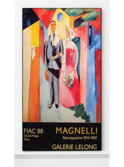 Alberto Magnelli Original Artist Poster 1988