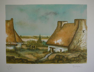 Maduzac Vintage Print - Original Lithograph 1980's