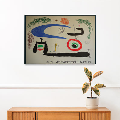 Joan Miró Original Artist Poster 1976