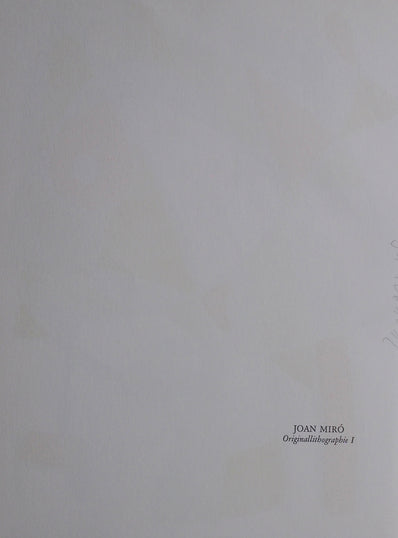 Joan Miró - Original Lithograph 1975