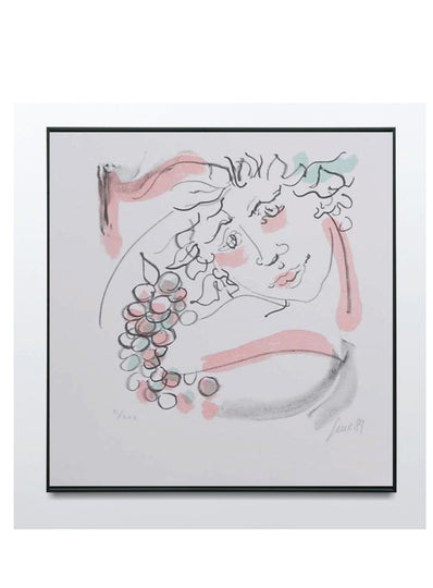 Nicola Sene - Vintage Hand Signed Lithograph