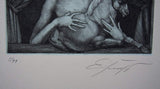 Art & Vintage Store Original Etching Ernst Fuchs Original Limited Edition Etching & Aquatint 1976