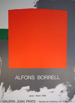 Alfons Borrell - Original Artist Poster 1980