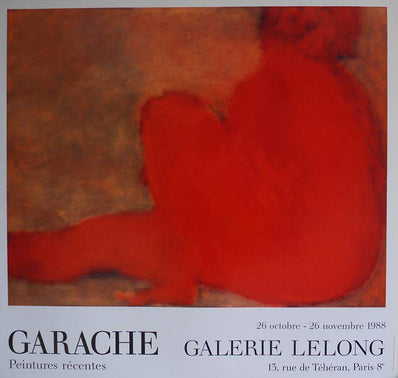Claude Garache - Original Artist Poster 1988