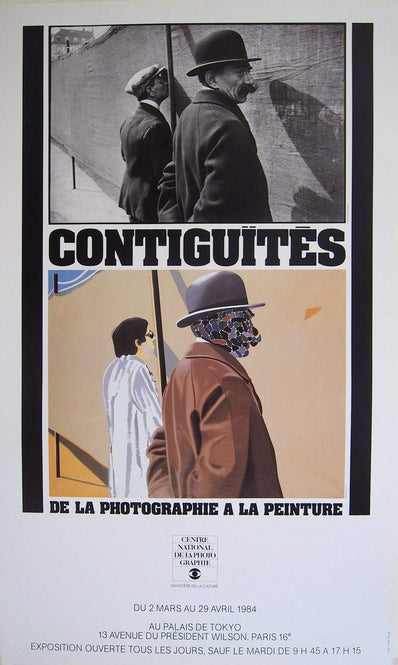 Contiguites - Original Artist Poster 1984
