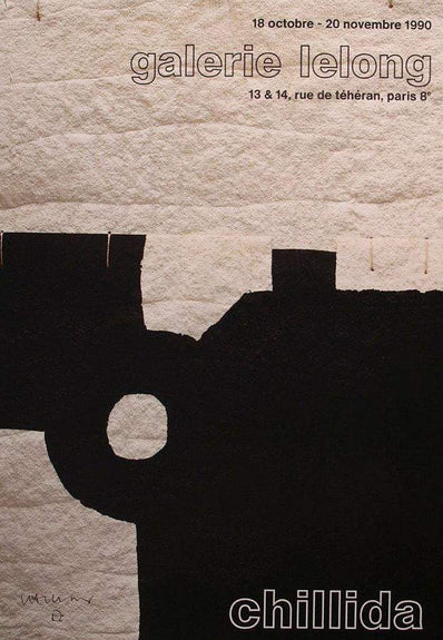 Eduardo Chillida Original Artist Poster 1990