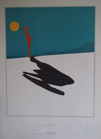 Ernest Trova Original Artist Poster - Holkin Gallery, Chicago 1978