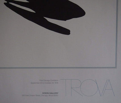 Ernest Trova Original Artist Poster - Holkin Gallery, Chicago 1978