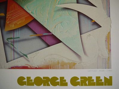 George Green Original Artist Poster - Holkin Gallery, Florida 1981