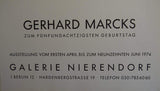 Art & Vintage Store Original Posters Gerhard Marcks - Original Artist Poster 1974