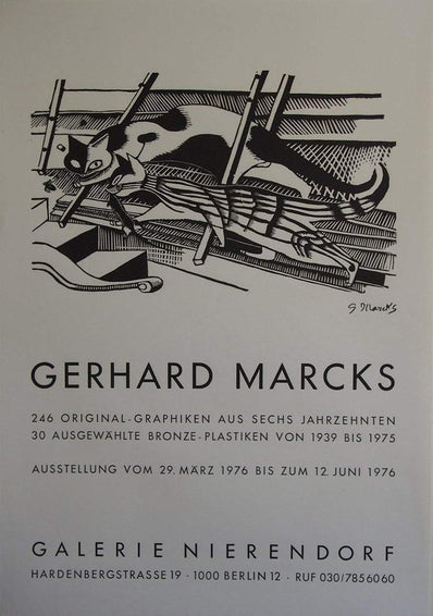 Gerhard Marcks - Original Artist Poster 1976