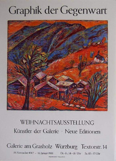 Graphik der Gegenwart Exhibition Poster 1984