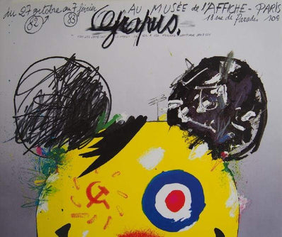 Graphus Micky Original Artist Poster 1982 - Musée de la publicité, Paris