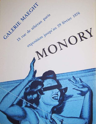 Jacques Monory Original Artist Poster 1976