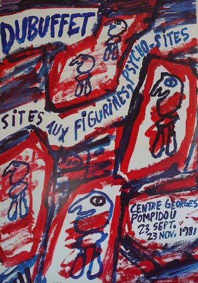 Jean Debuffet - Original Artist Poster 1981