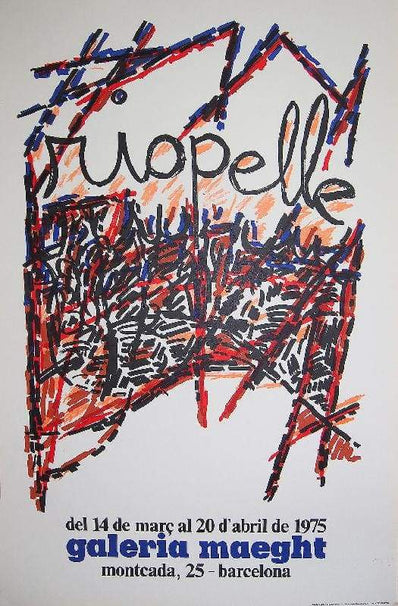 Jean-Paul Riopelle Original Artist Poster 1975