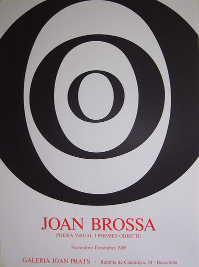 Joan Brossa - Original Artist Poster 1989