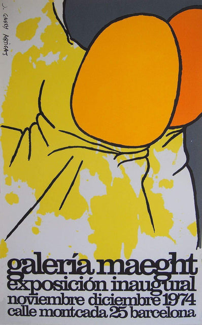 Joan Gardy Artigas - Original Exhibiton Poster 1974