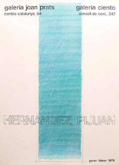 Joan Hernández Pijuan  - Original Artist Poster 1979