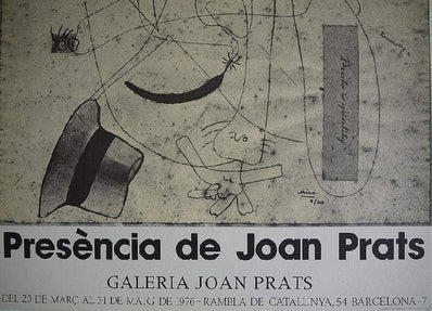 Joan Miró Original Artist Poster 1976