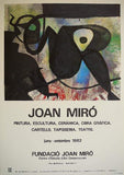 Art & Vintage Store Original Posters Joan Miró Original Artist Poster 1982