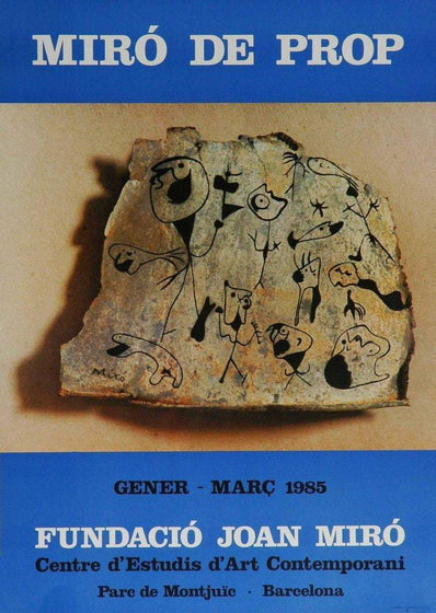 Joan Miró Original Artist Poster 1985