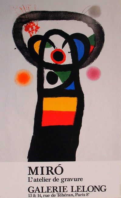 Joan Miró Original Artist Poster 1982