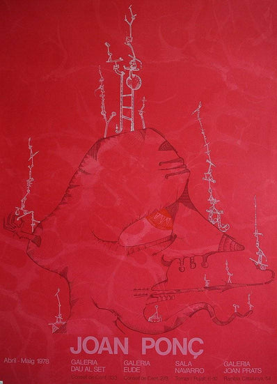 Joan Ponç  - Original Artist Poster 1978