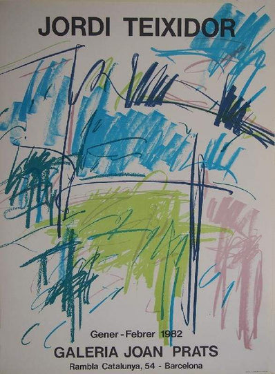 Jordi Teixidor - Original Artist Poster 1982