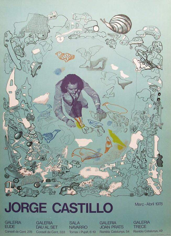 Jorge Castillo – Original Artist Poster 1978 – Art & Vintage Store Ltd