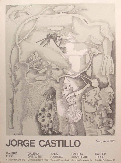 Jorge Castillo - Original Artist Poster 1978