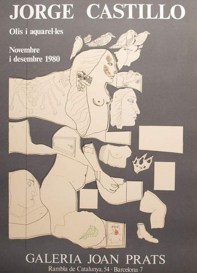 Jorge Castillo – Original Artist Poster 1980