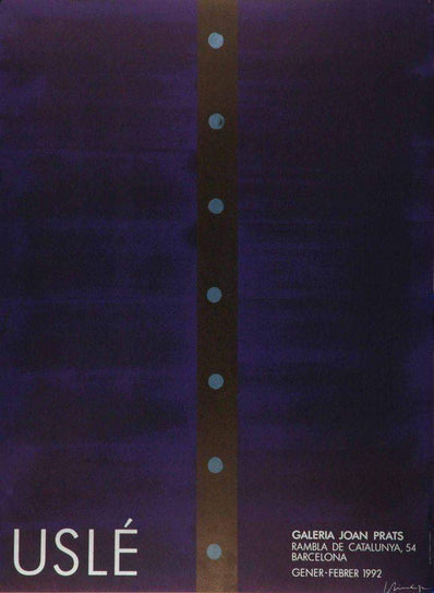 Juan Uslé - Original Artist Poster 1992