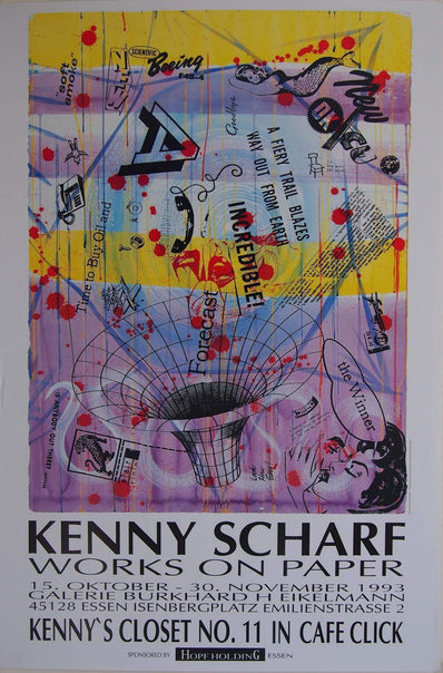 Kenny Scharf - Original Artist Poster 1993