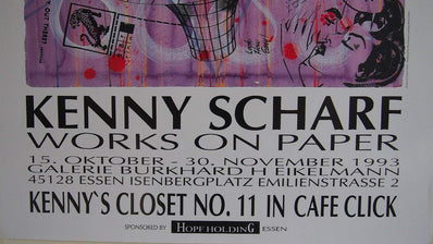Kenny Scharf - Original Artist Poster 1993
